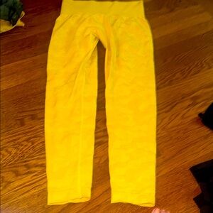 NVGTN Yellow leggings. Medium